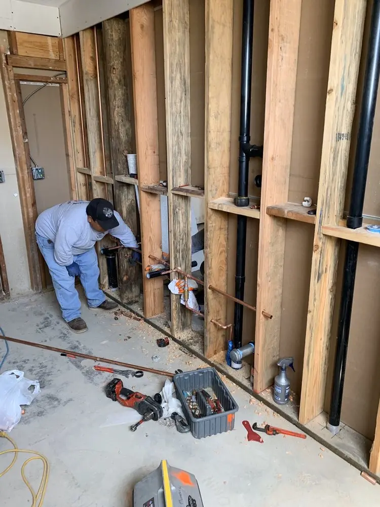 Commercial rough-in plumbing for Trenchless Sewer Repair in Chevy Chase